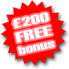 Get this fantastic �200 bonus!