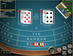 Play Punto Banco / Baccarat for FREE at Bodog