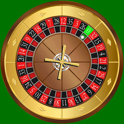 European Roulette wheel