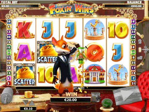 Slot de maquina gratis Foxin?Wins